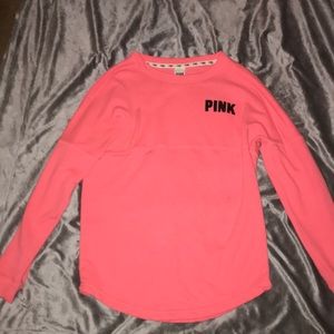 Victoria’s Secret PINK coral crewneck